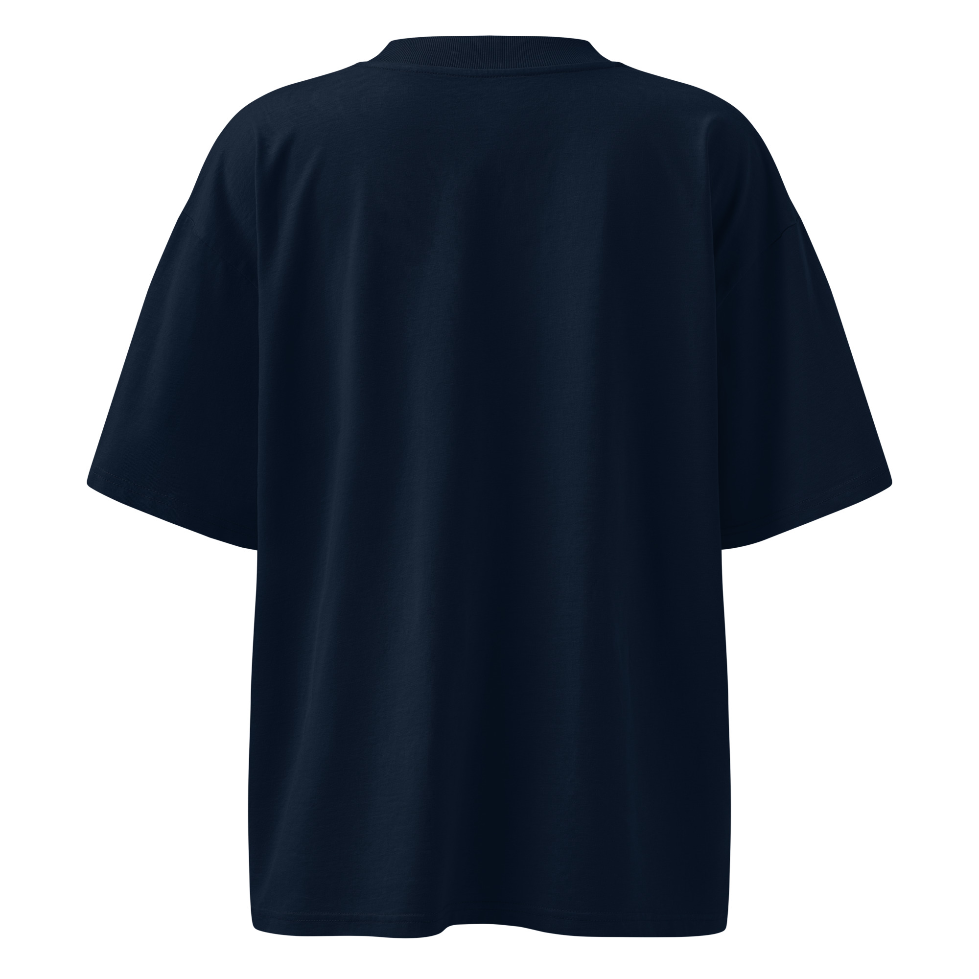 Unisex organic oversized high neck t-shirt - Image 2