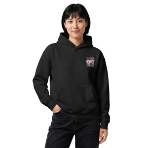 Unisex relaxed mid-weight hooded sweatshirt