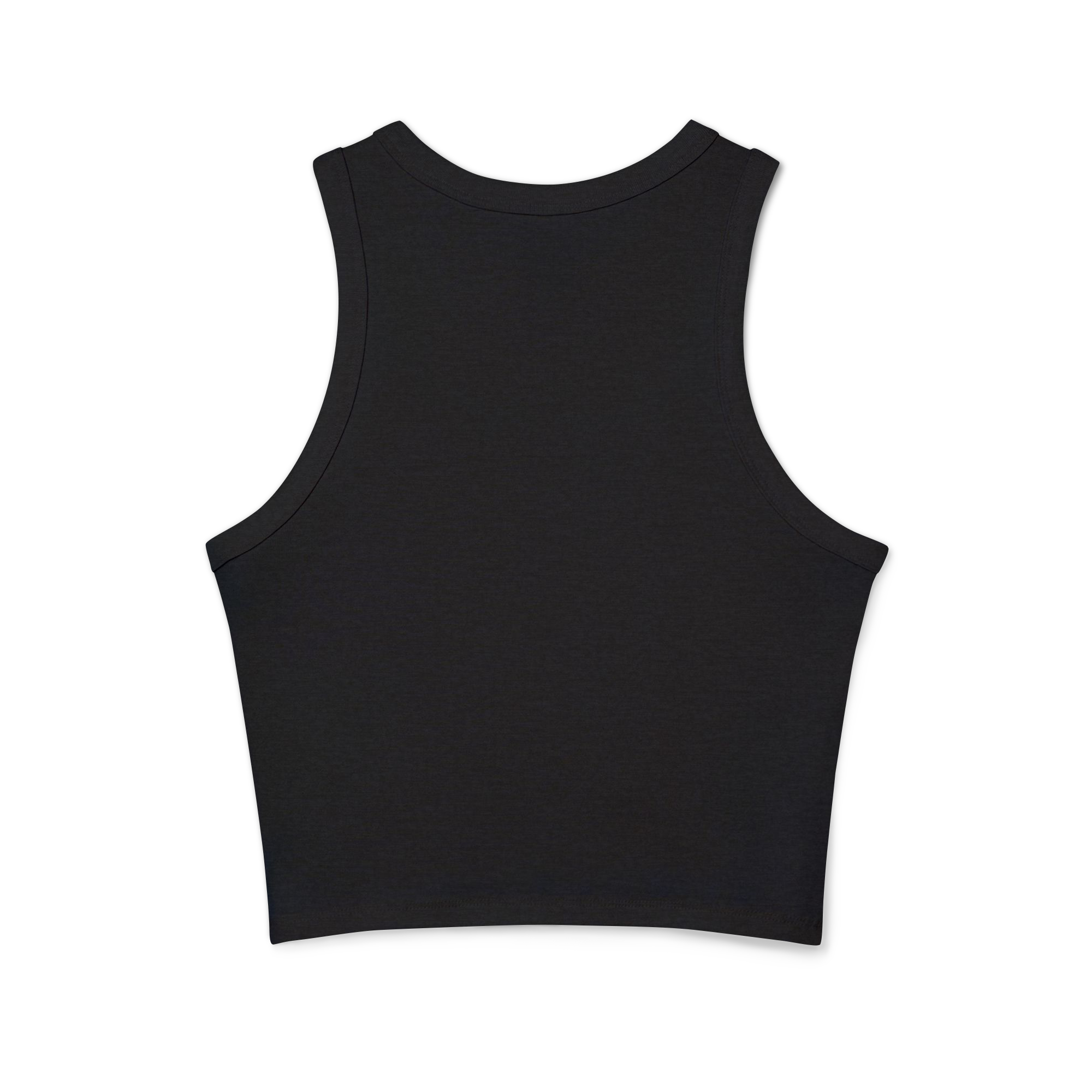 Women's micro rib racer tank top - Image 2